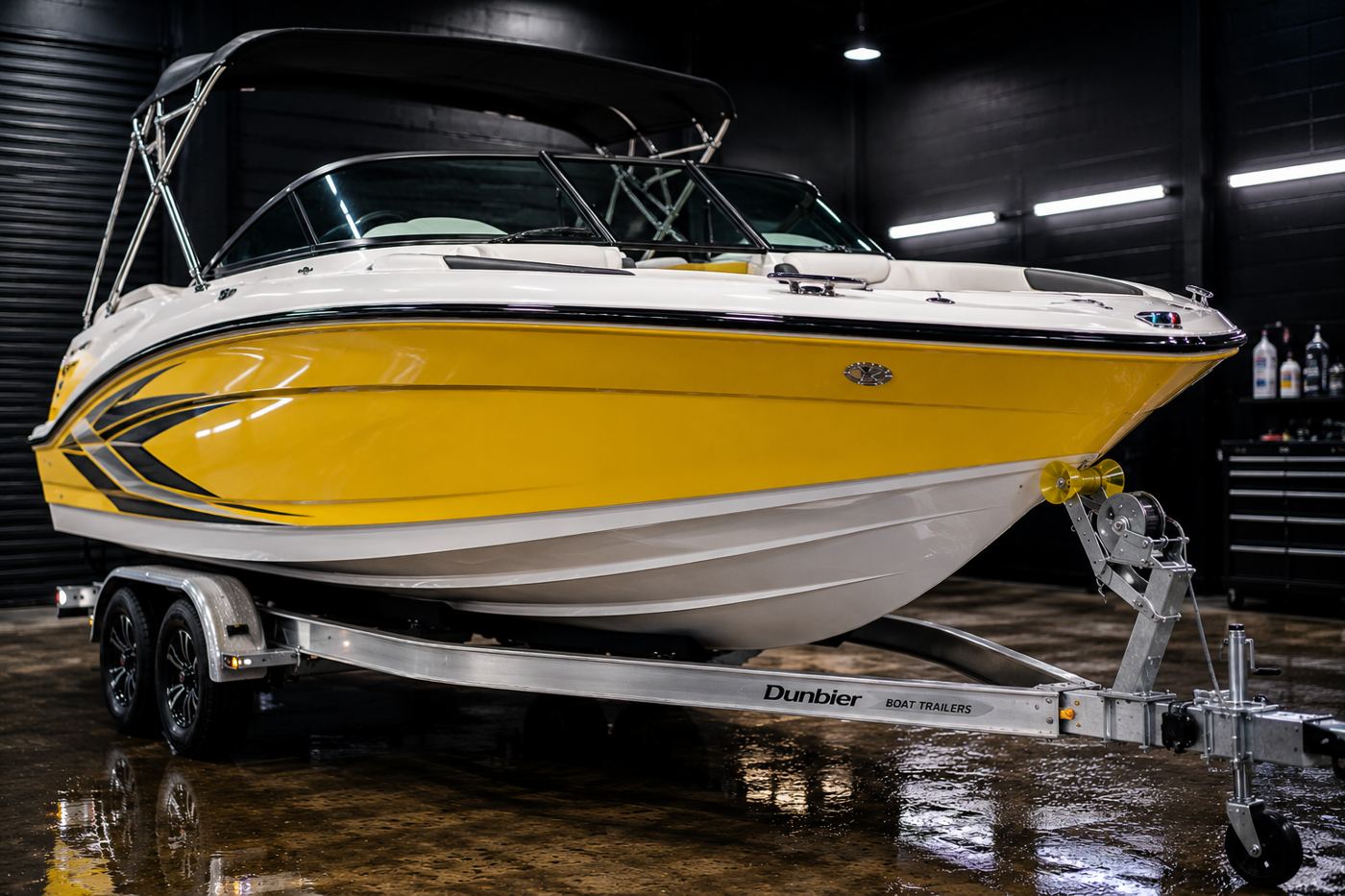 Gtechniq ceramic coating and paint protection applied to a boats & jet skis at the G&S Caravan Services workshop in Port Stephens