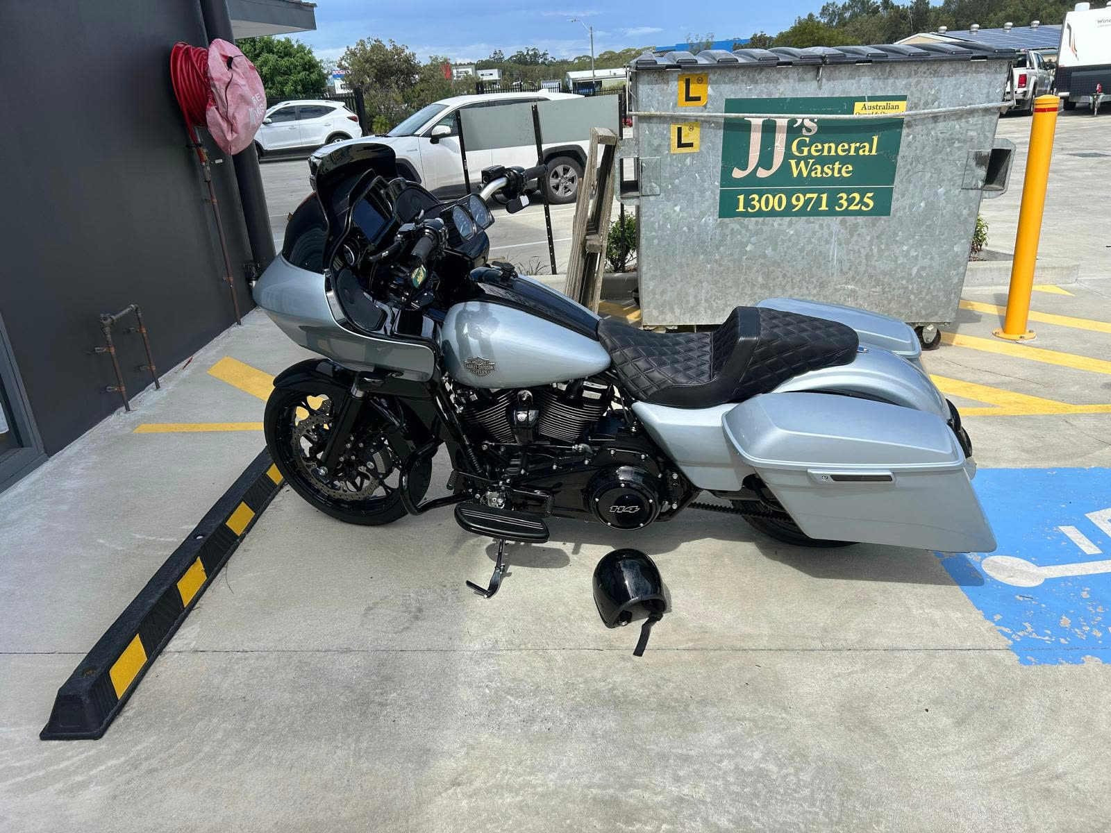 Harley-Davidson motorcycle after professional Gtechniq ceramic coating by G&S Caravan Services